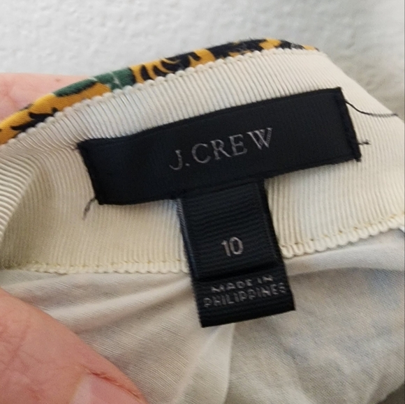 J. Crew Ratti Elephant Print Skirt 10 - Picture 7 of 9